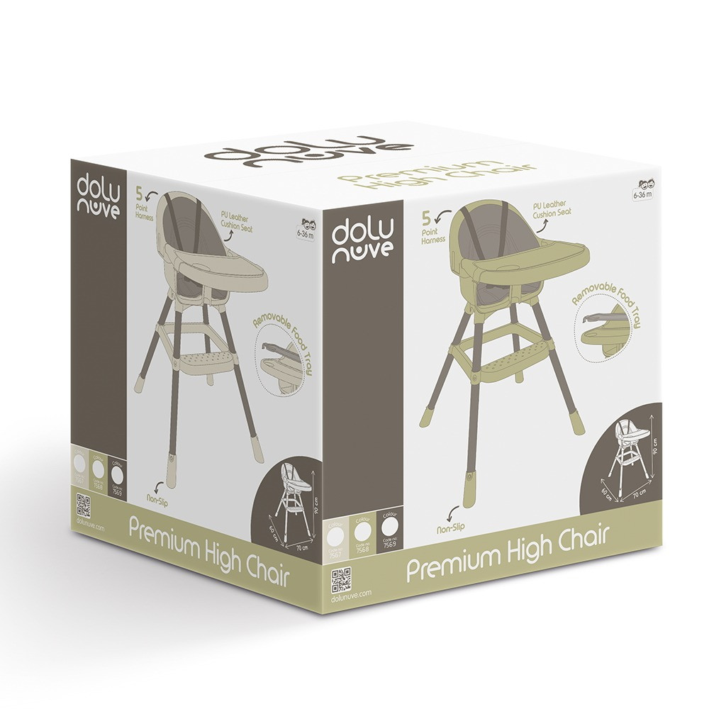 Dolu Premium Relax Beige Kinderstoel