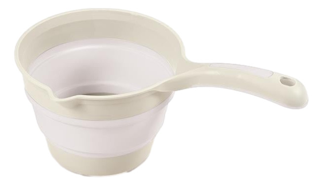 Dolu Relax Beige 3-delige Opvouwbare Badset