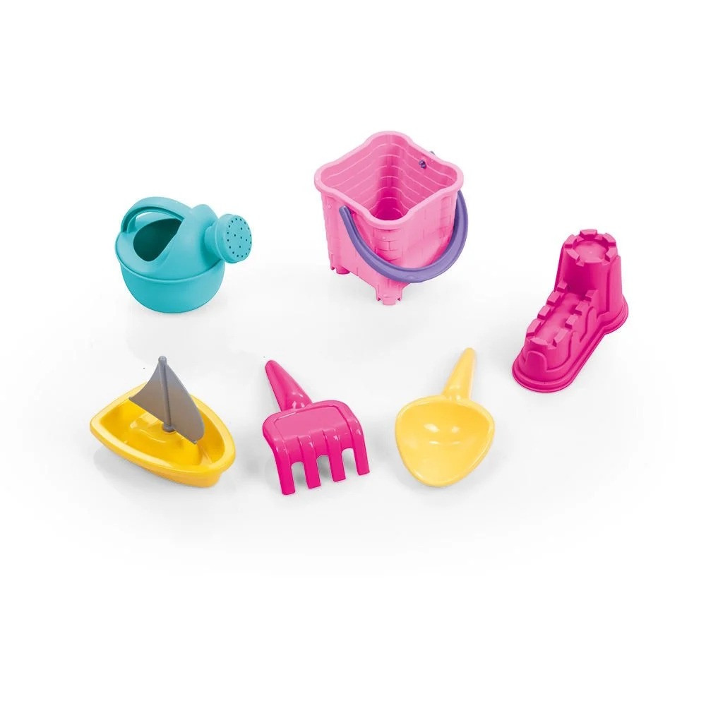 Dolu Roze Zand- en Watertafel met Accessoires