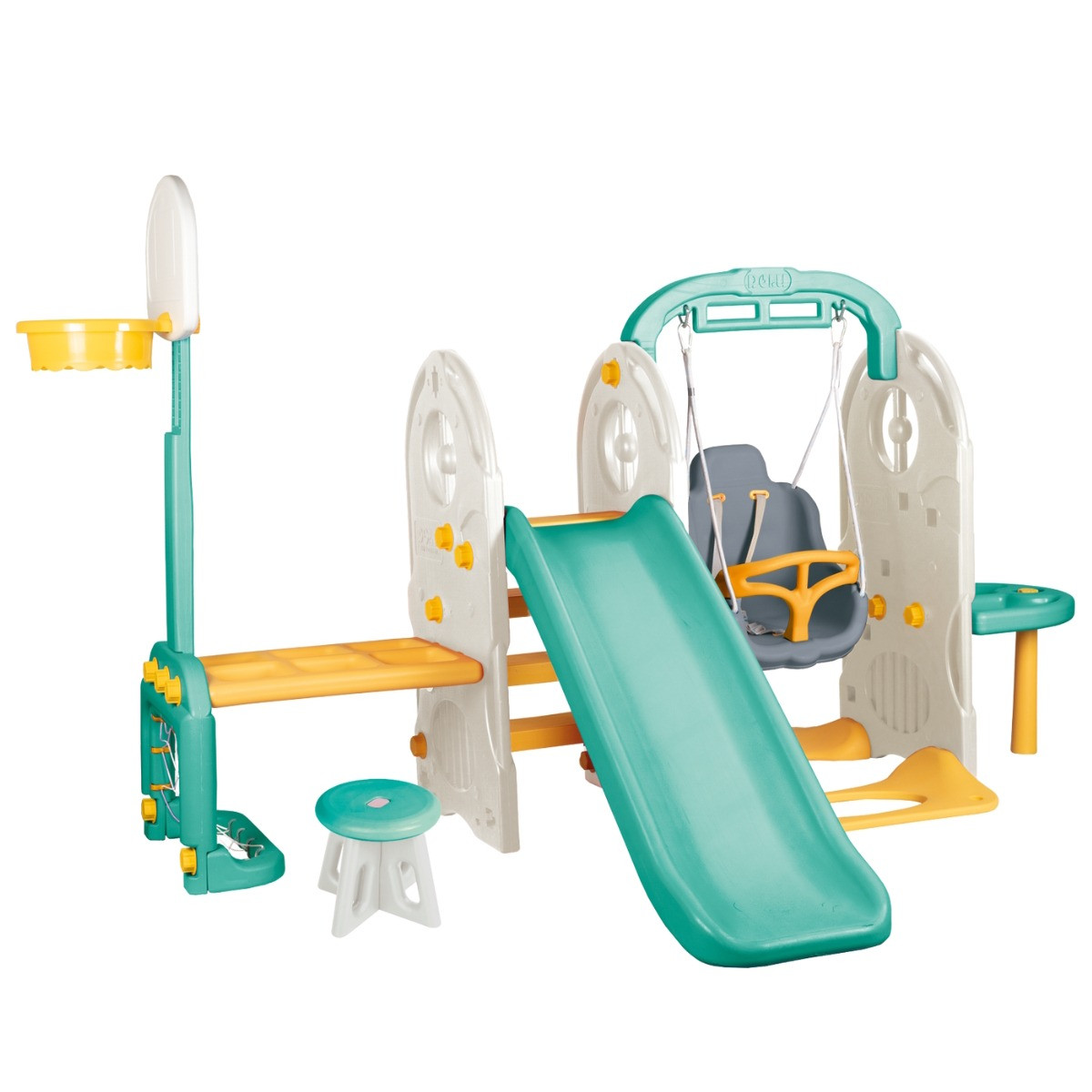 Dolu Turquoise/Geel 7-in-1 XXL Speeltoestel