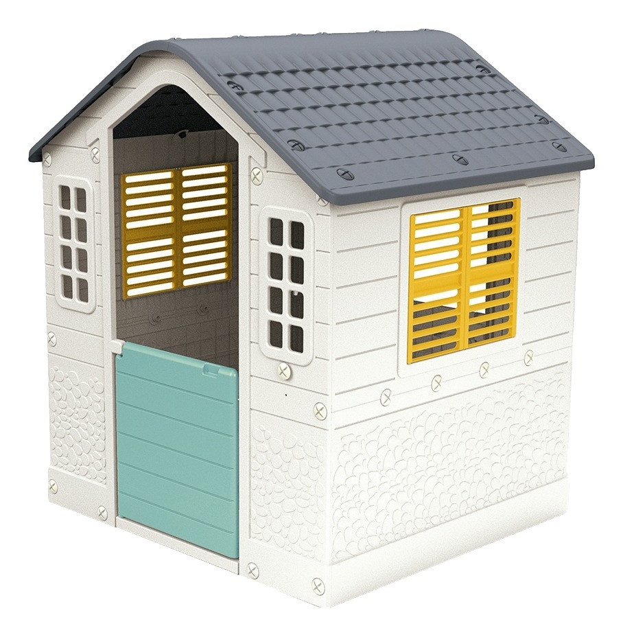 Dolu Turquoise/Geel Speelhuisje