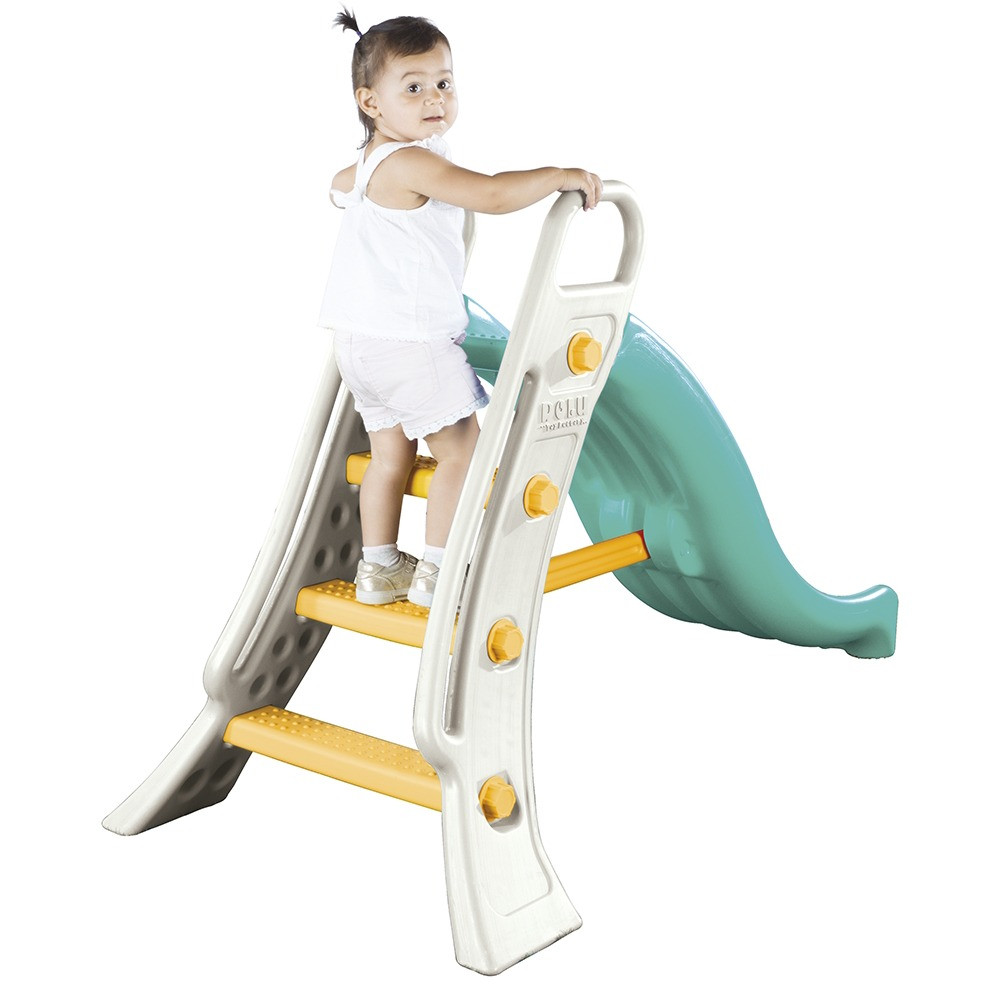 Dolu Turquoise/Geel XL Waterglijbaan