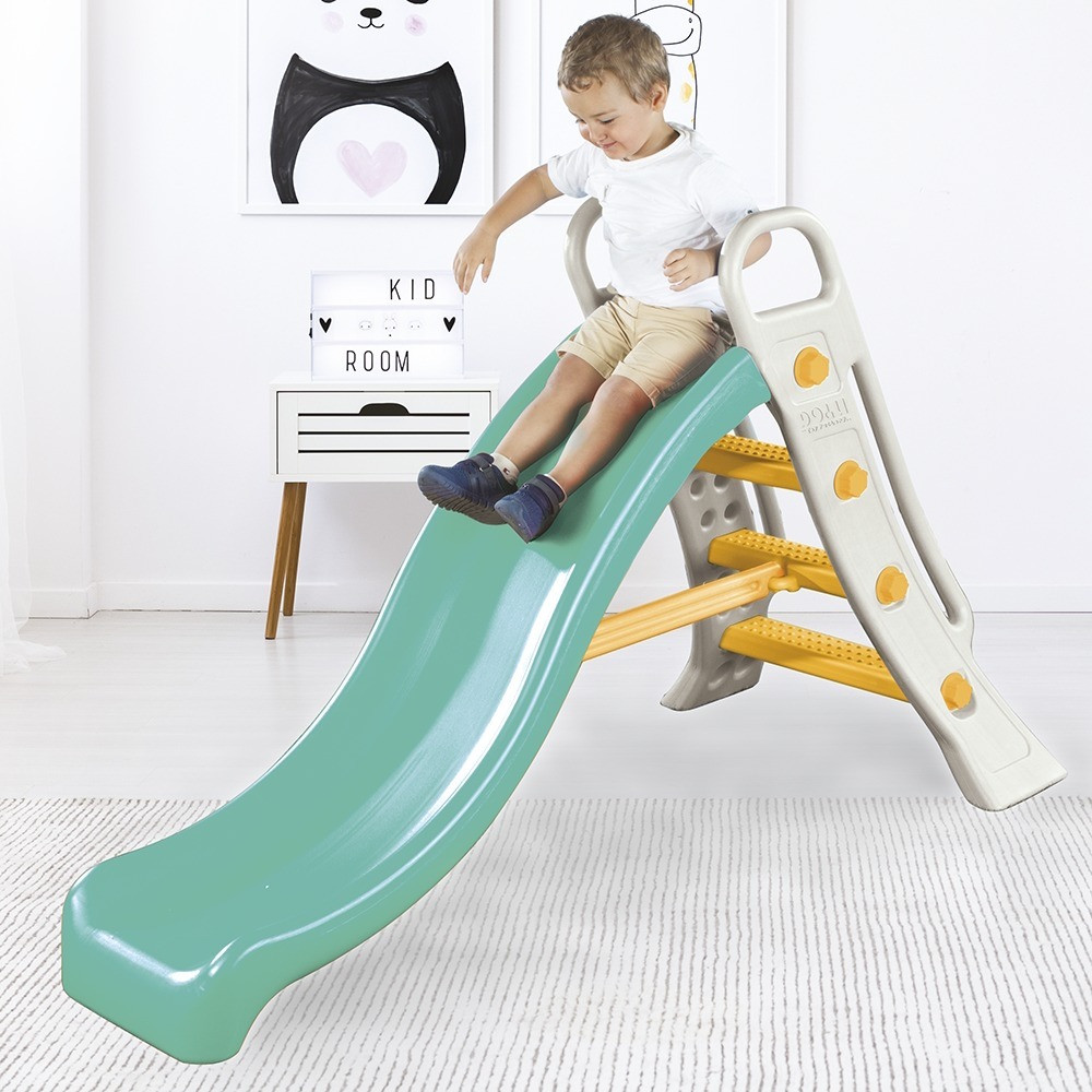 Dolu Turquoise/Geel XL Waterglijbaan