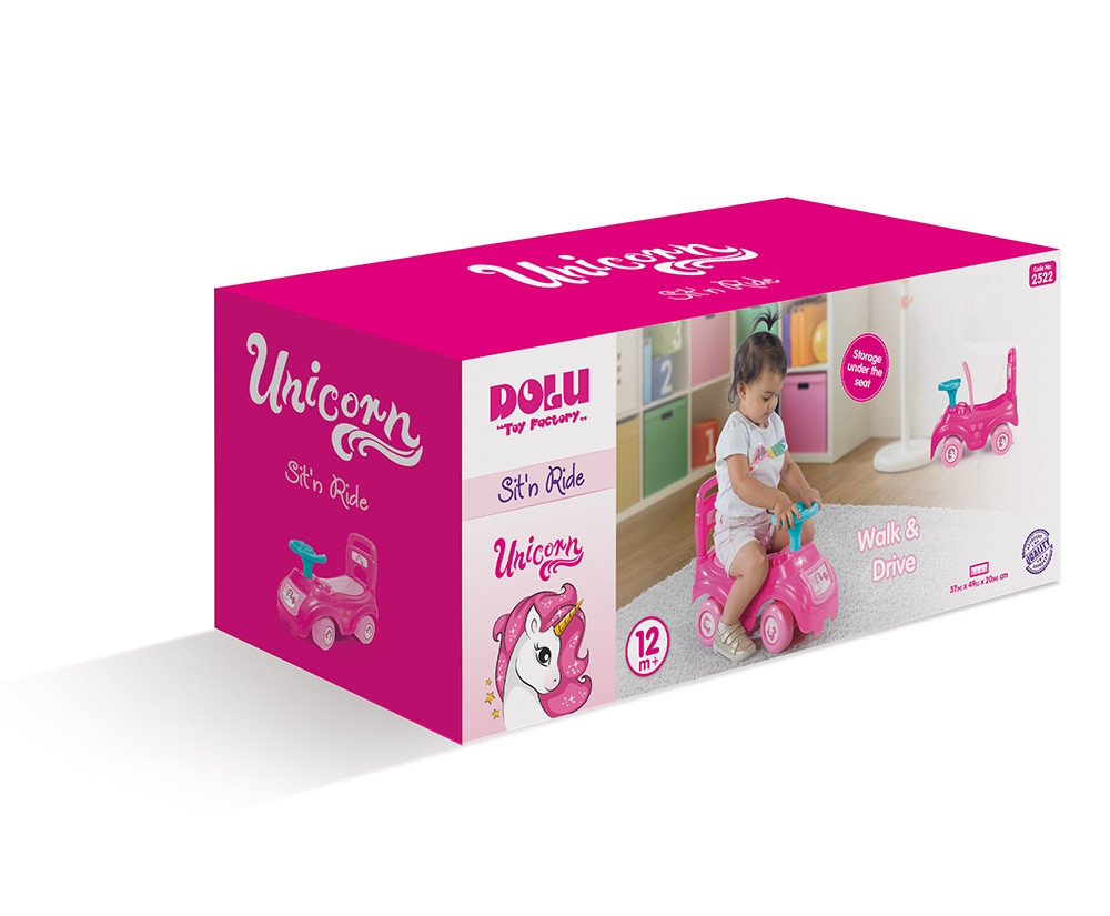 Dolu Unicorn Sit 'n Ride Loopauto