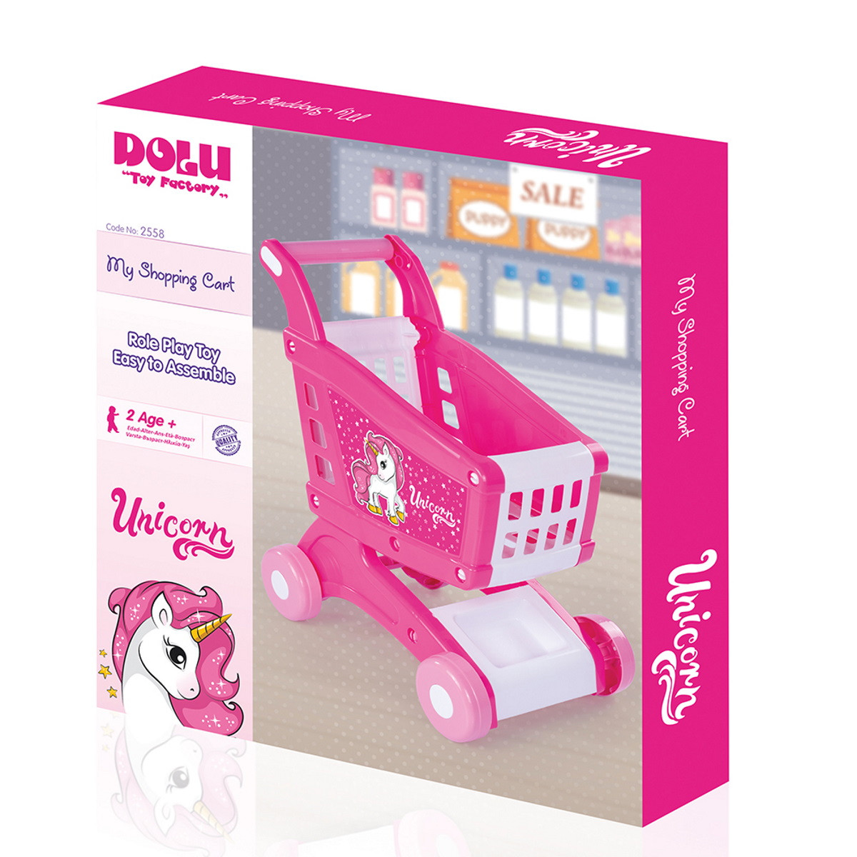 Dolu Unicorn Winkelwagentje