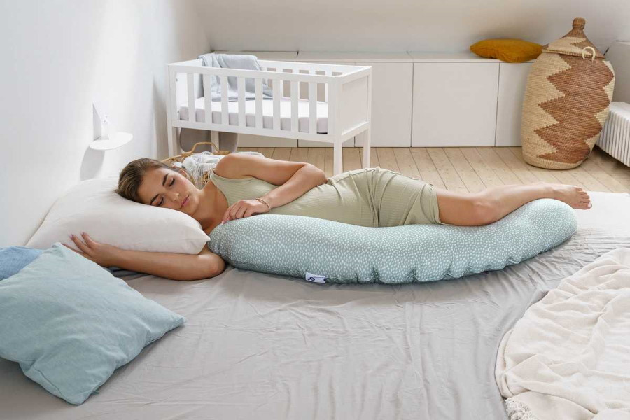 Doomoo Buddy Cloudy Kaki Voedingskussen