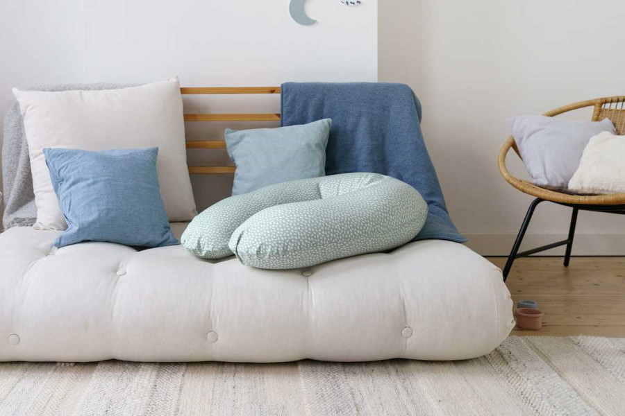 Doomoo Buddy Cloudy Kaki Voedingskussen