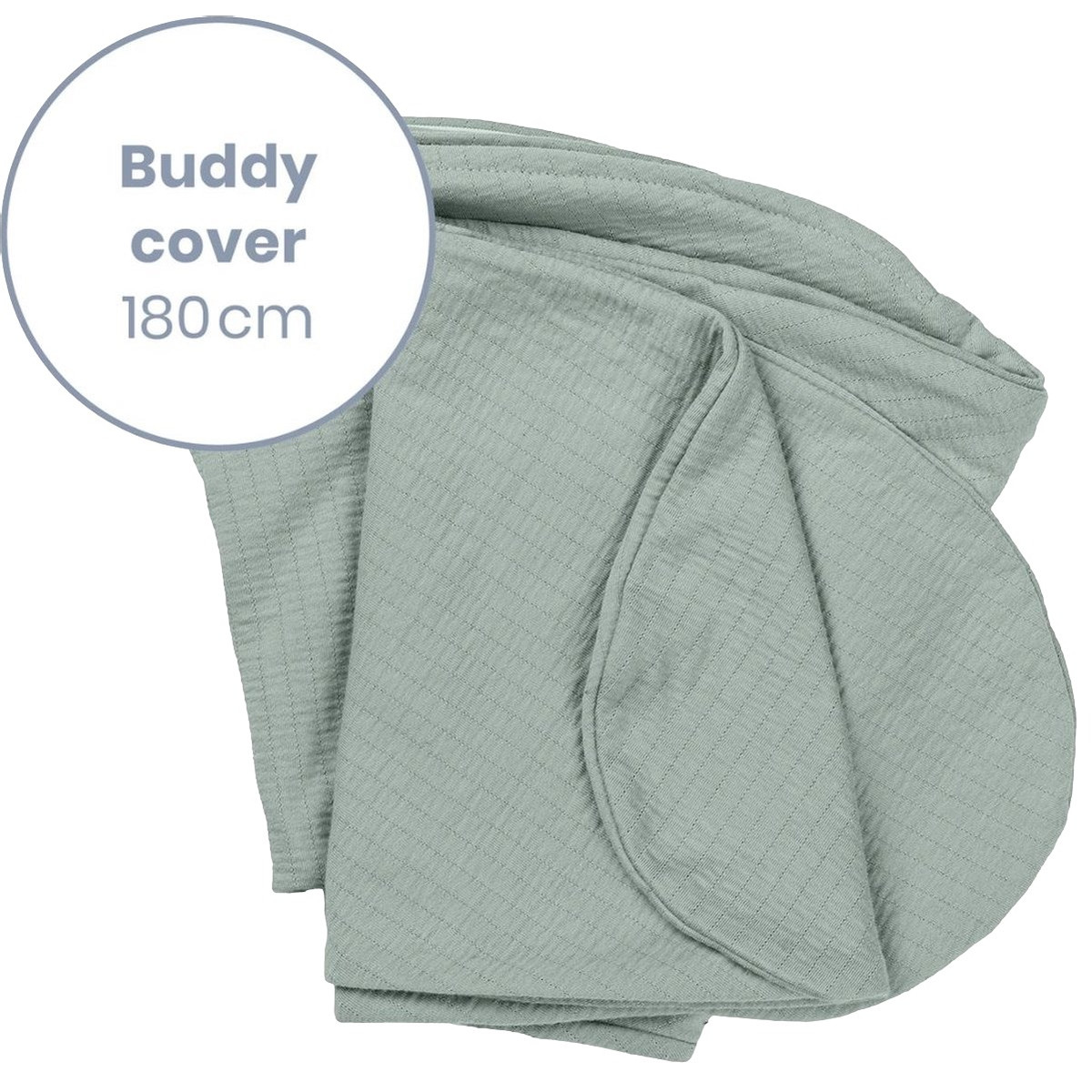 Doomoo Buddy Tetra Jersey Green Voedingskussenhoes
