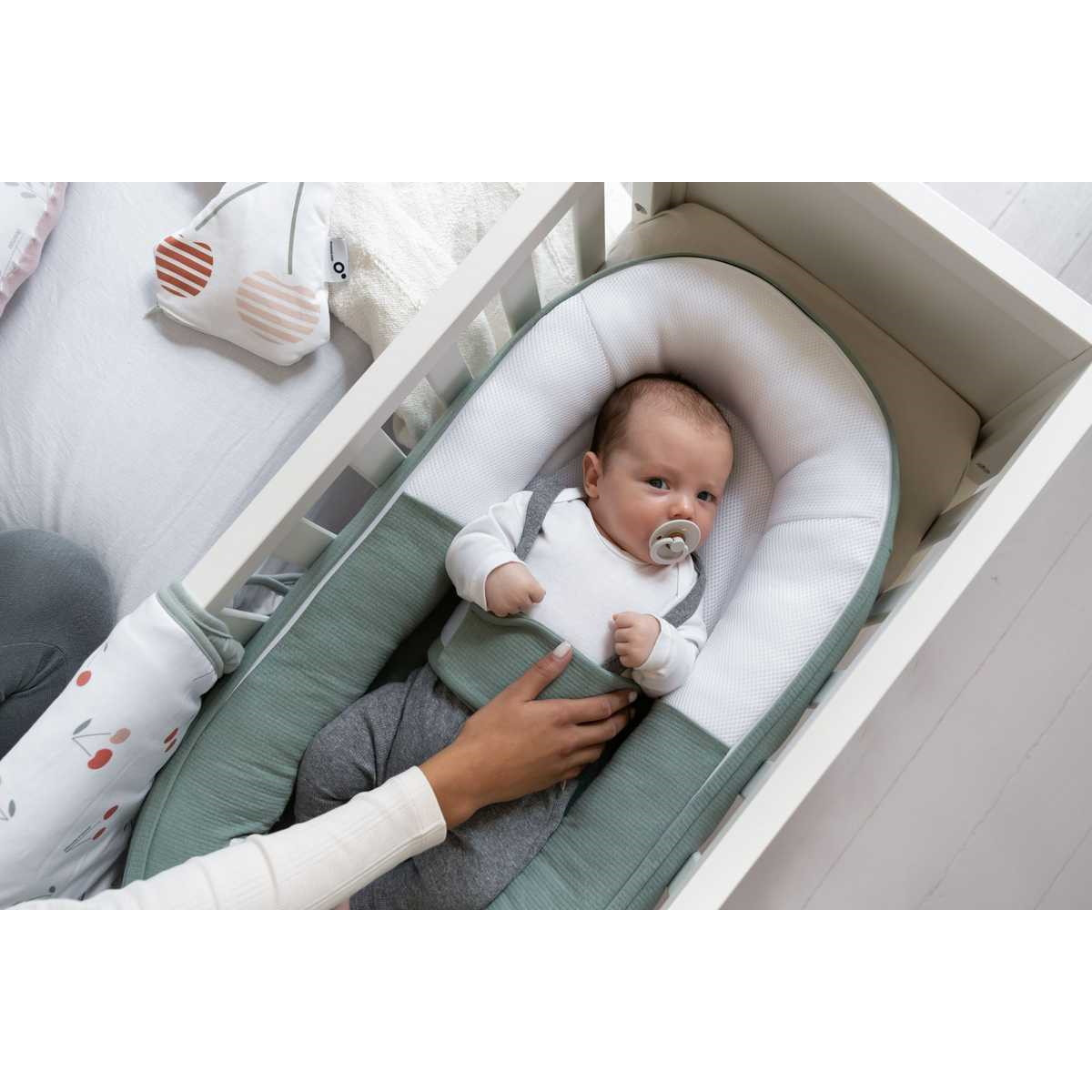 Doomoo Cocoon Tetra Jersey Green Babynest