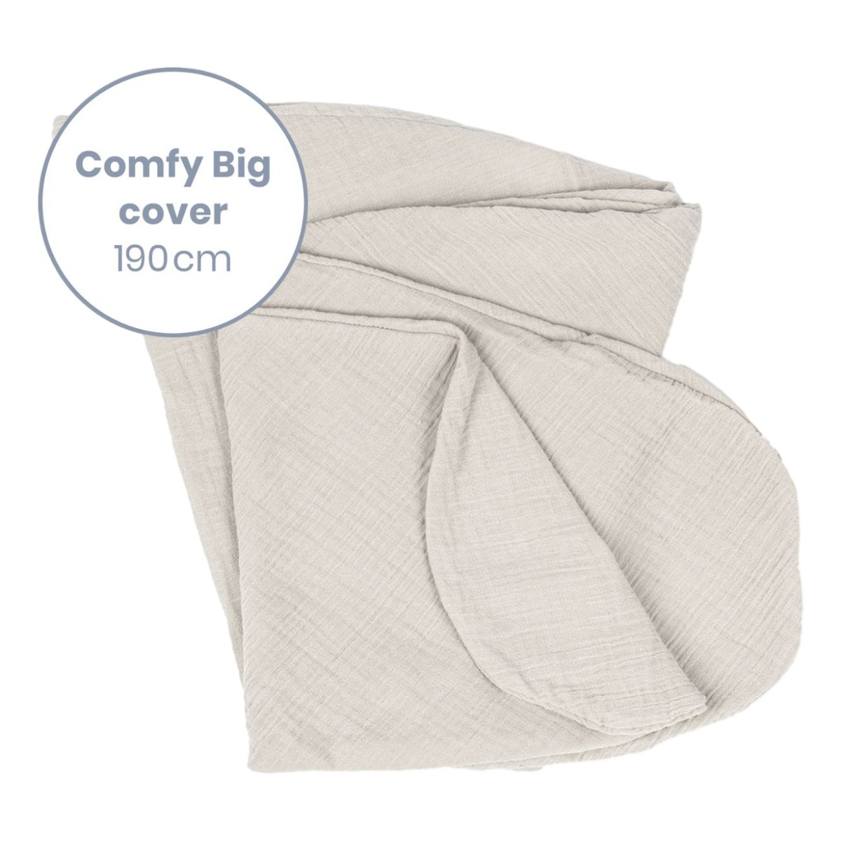 Doomoo Comfy Big Tetra Almond Voedingskussenhoes