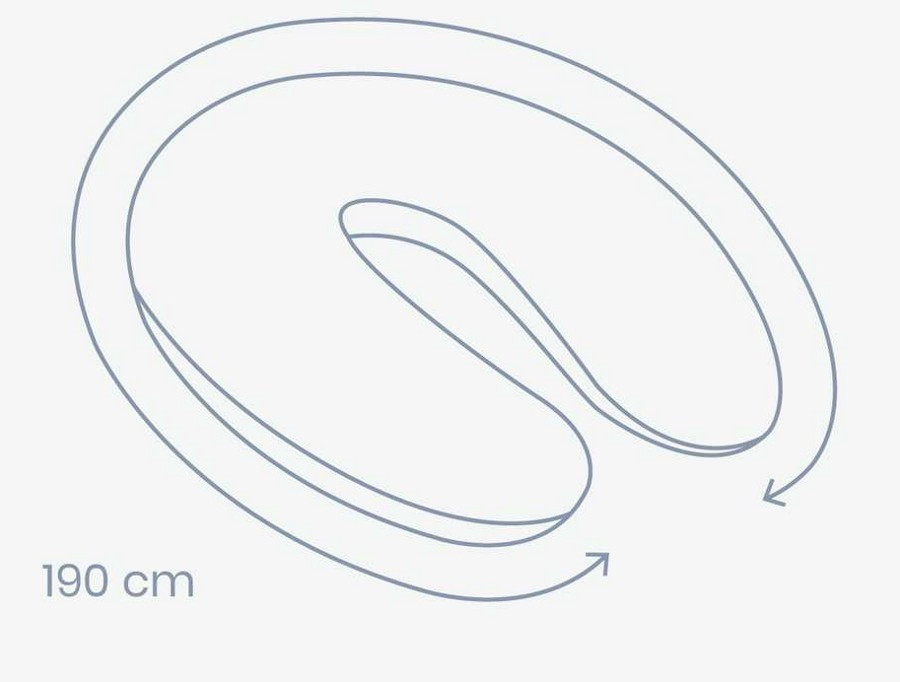 Doomoo Comfy Big Tetra Almond Voedingskussenhoes