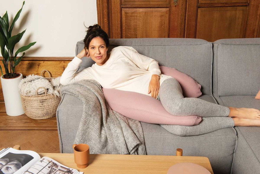 Doomoo Comfy Big Tetra Pink Voedingskussenhoes