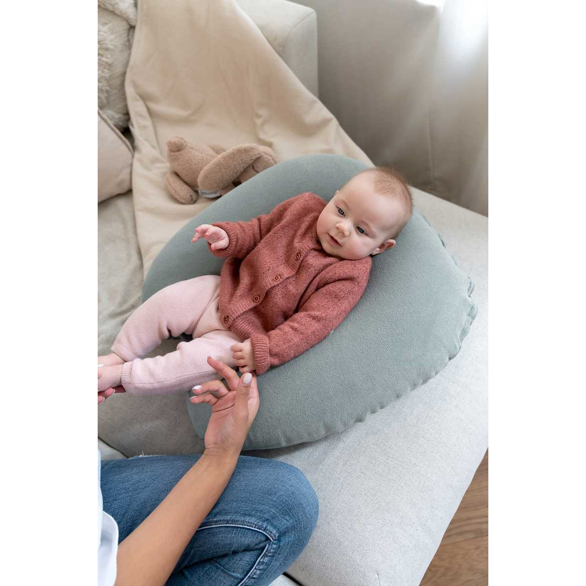 Doomoo Green Opblaasbaar Voedingskussen