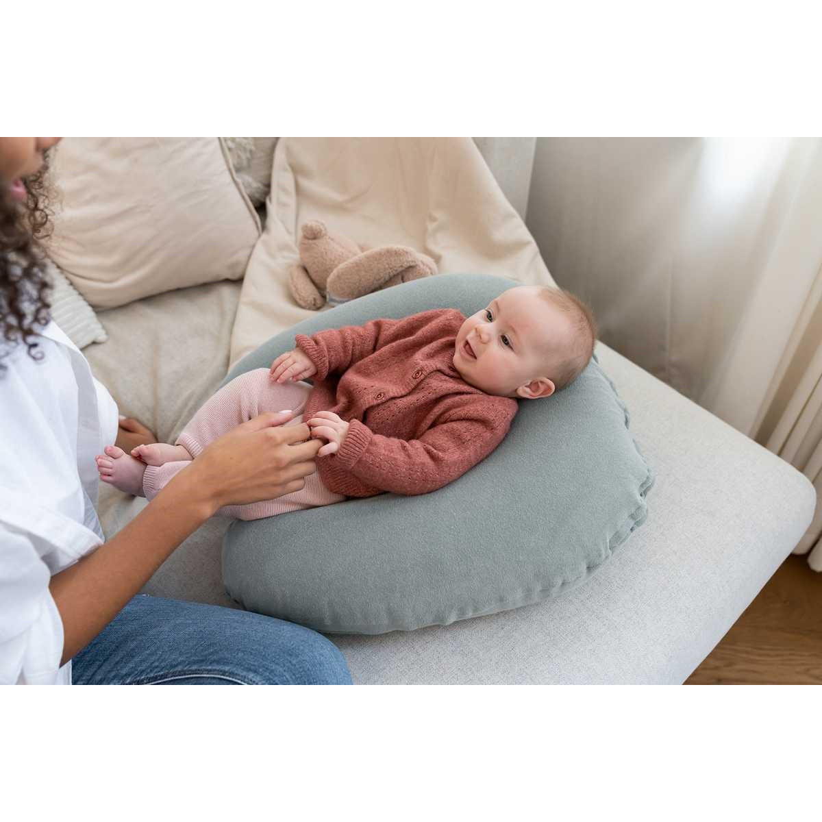 Doomoo Green Opblaasbaar Voedingskussen