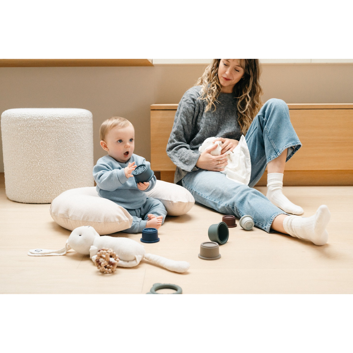 Doomoo Softy Chine Sand Voedingskussen