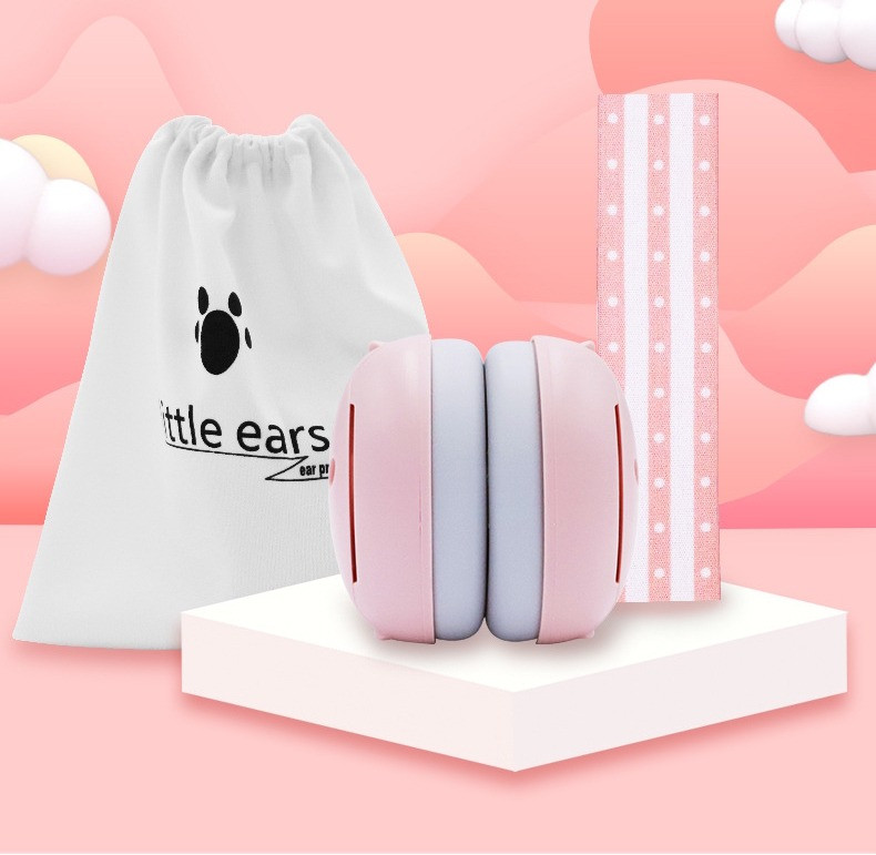 Eco Baby Roze Baby Gehoorbeschermers