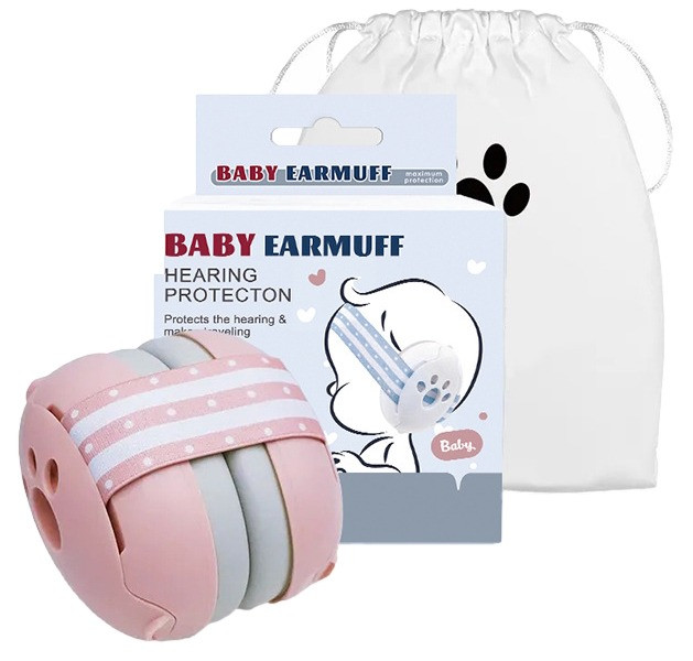 Eco Baby Roze Baby Gehoorbeschermers