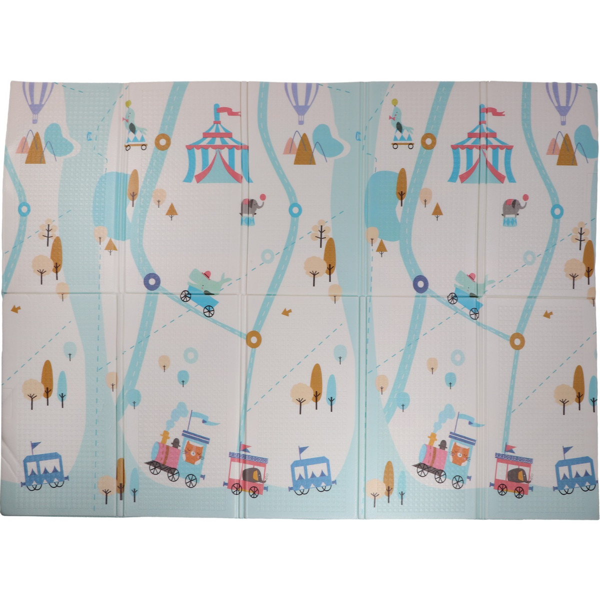 Eco Toys 200 x 150 cm Voertuigen Omkeerbare Speelmat