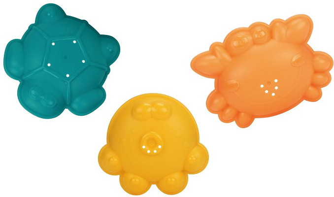 Eco Toys Blauw/Geel 6-delige Opvouwbare Emmerset