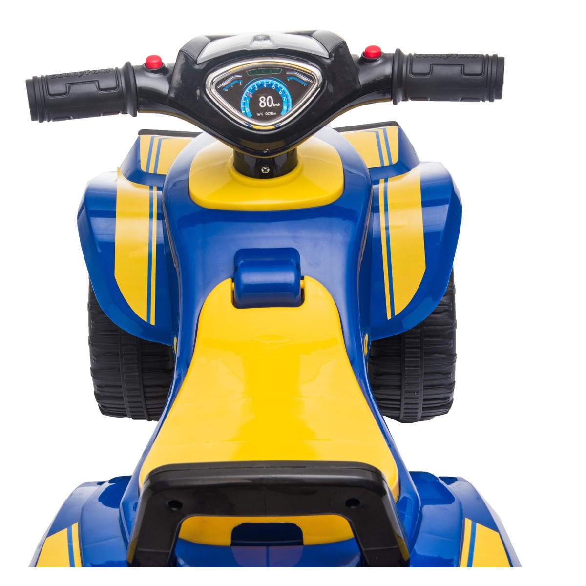 Eco Toys Blauw Goodyear Quad Loopauto