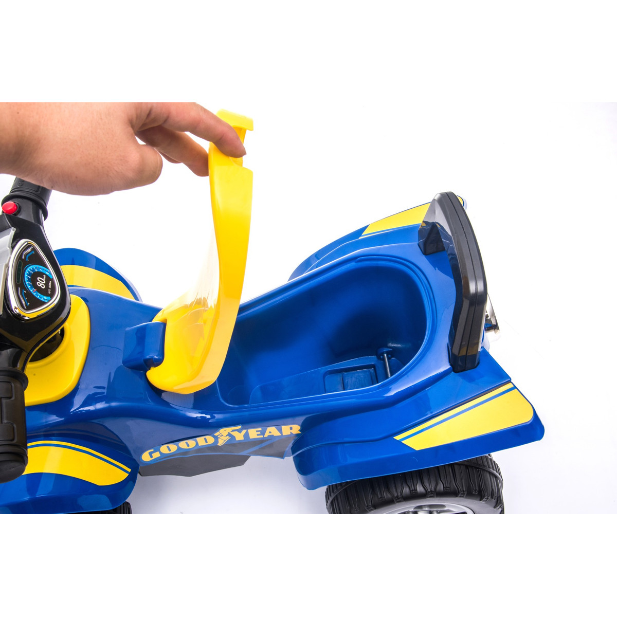 Eco Toys Blauw Goodyear Quad Loopauto