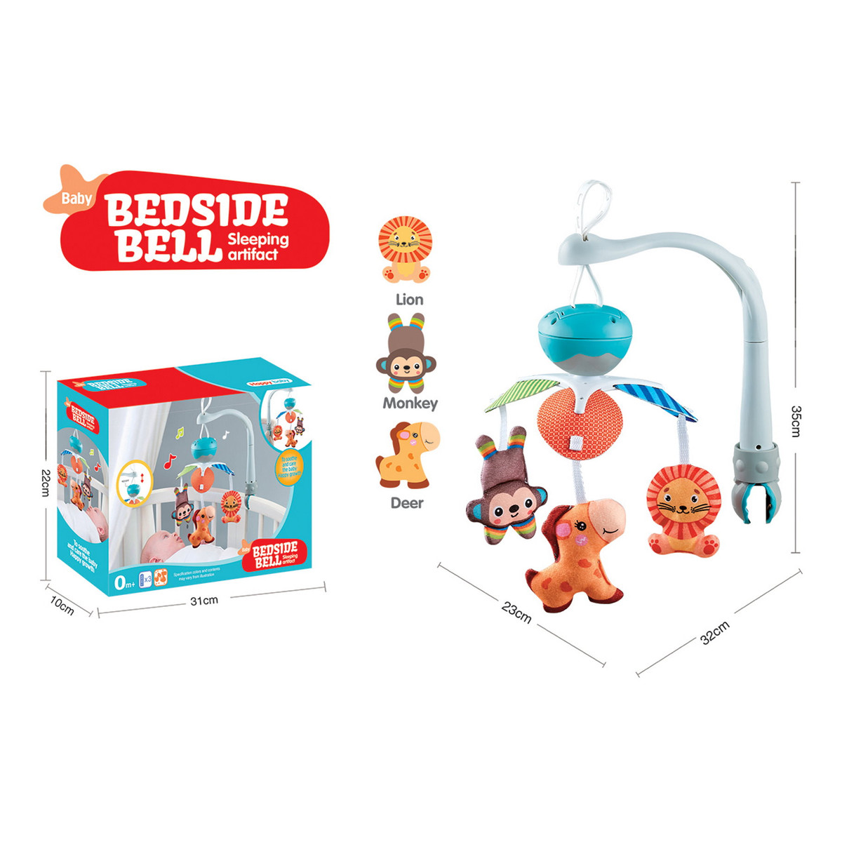 Eco Toys Animals Muziekmobiel