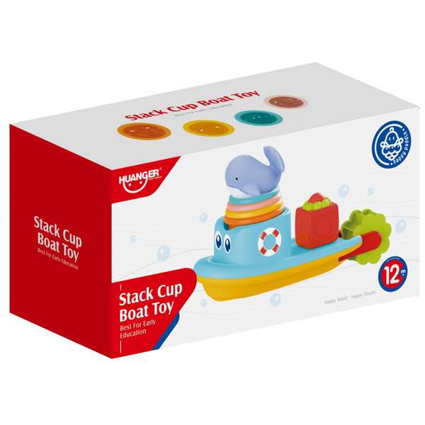 Eco Toys Boot Oranje Badspeeltje