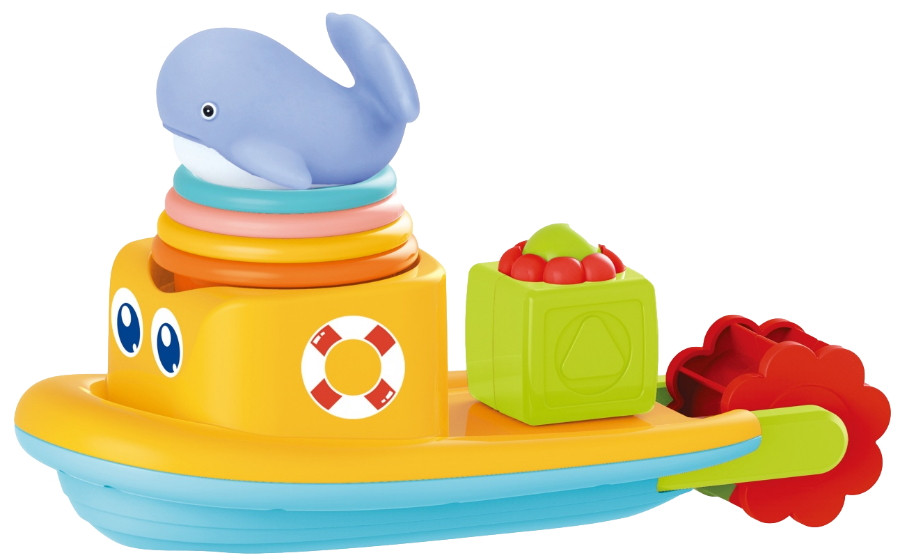 Eco Toys Boot Oranje Badspeeltje