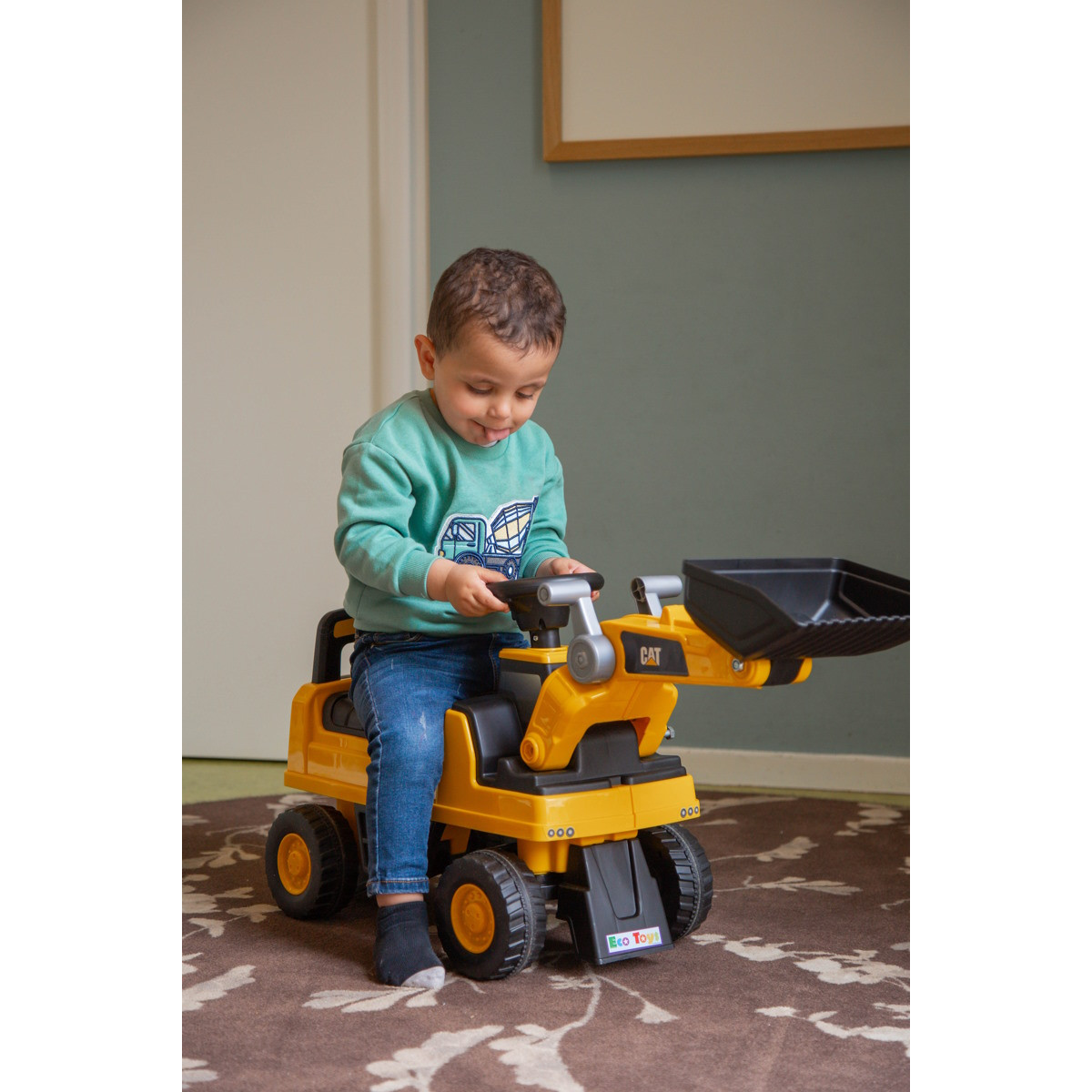 Eco Toys CAT Graafmachine Loopauto