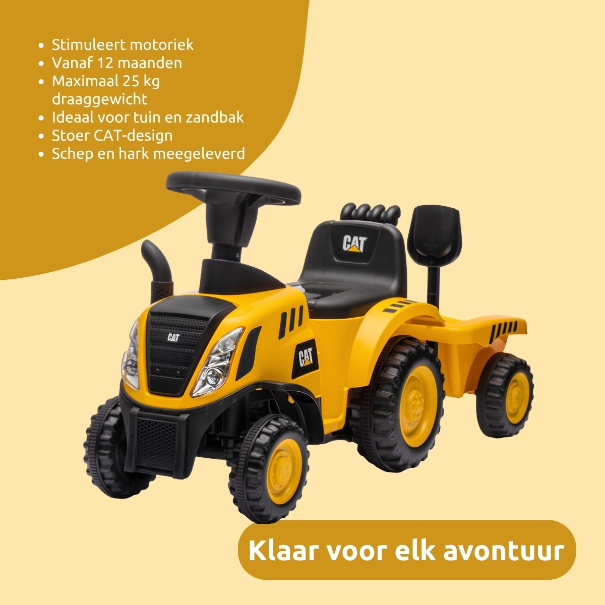 Eco Toys CAT Tractor Loopauto