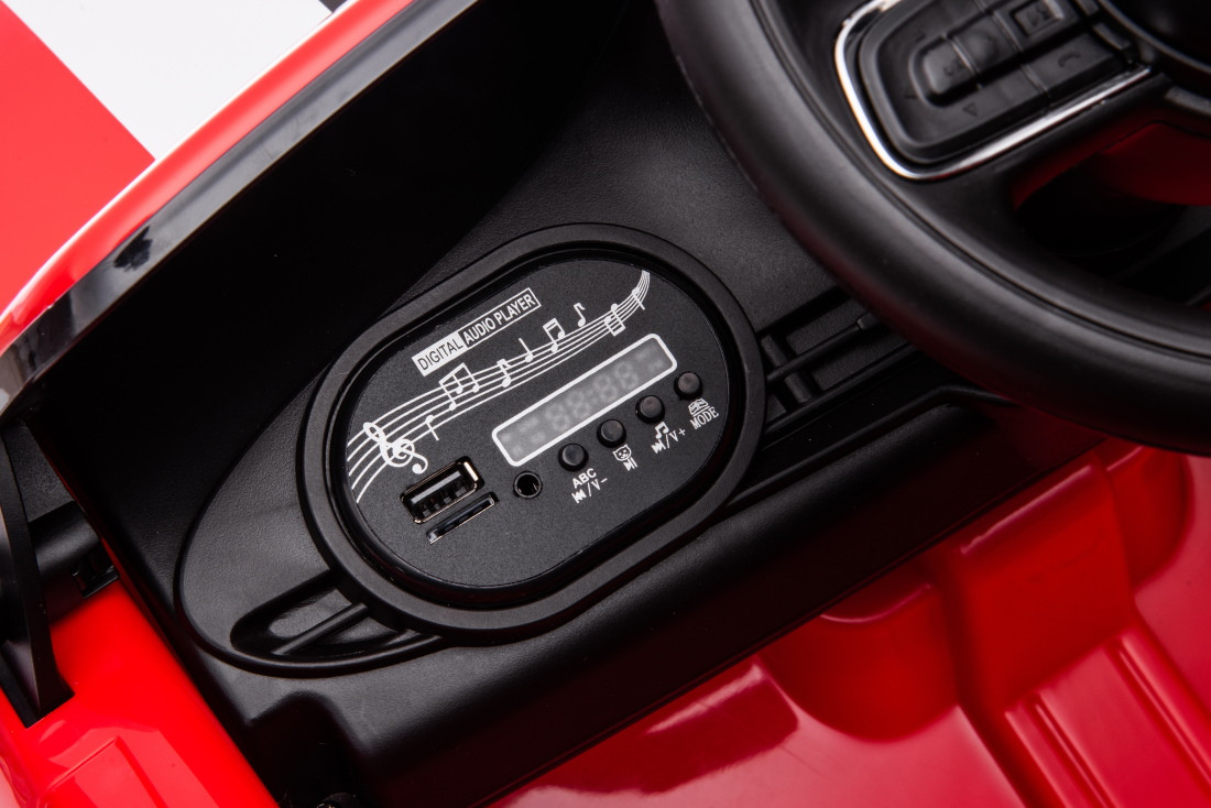 Eco Toys Wit Elektrische Fiat 500 Kinderauto