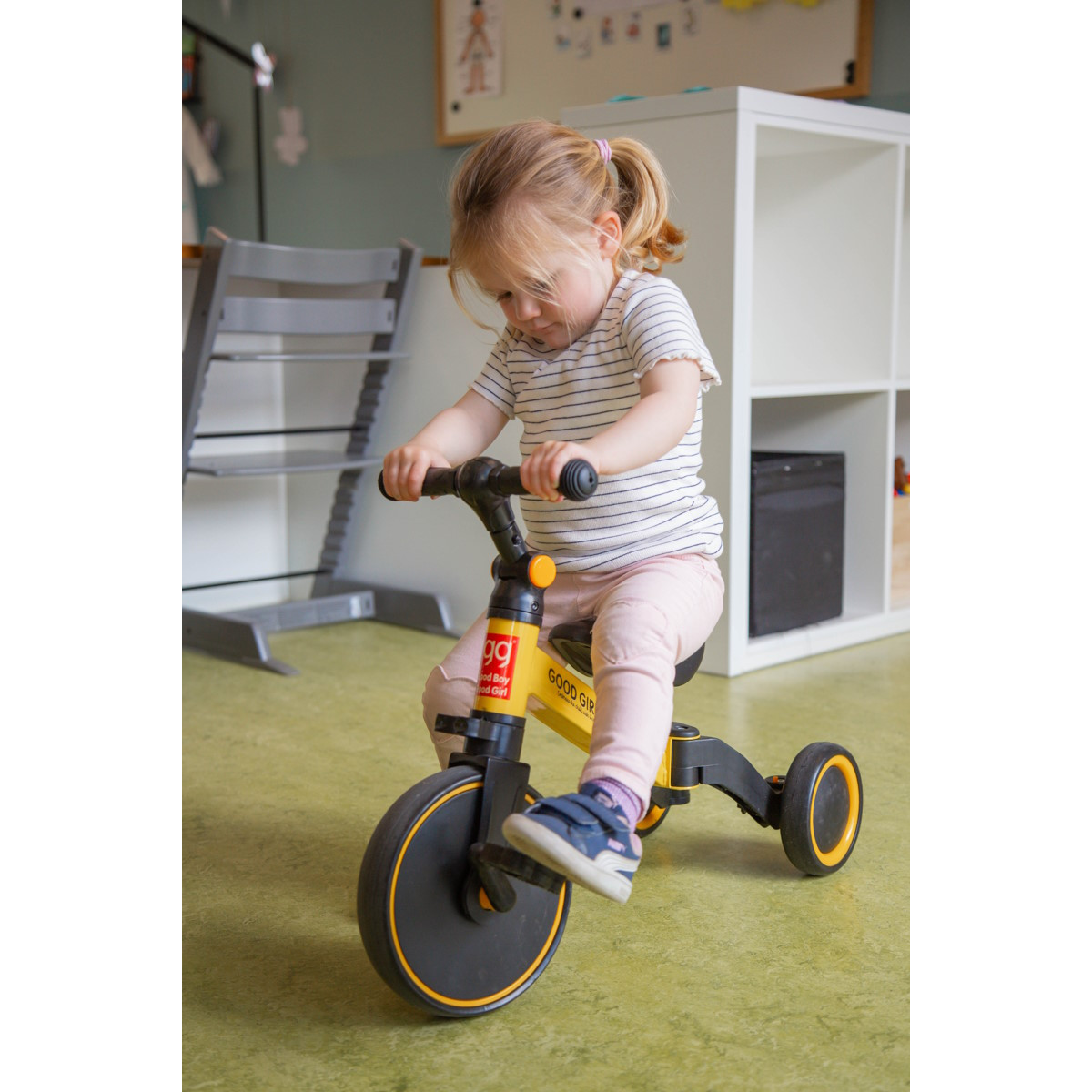 Eco Toys Geel 4-in-1 Loopfiets