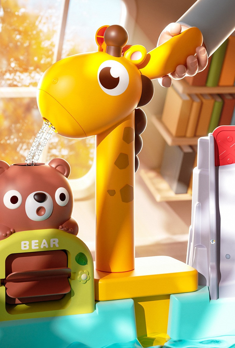 Eco Toys Giraffe Blauwe Watertafel