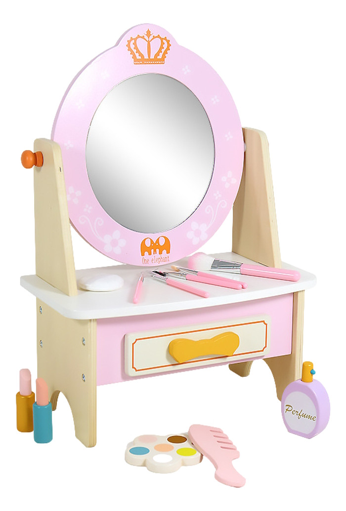 Eco Toys Houten Kaptafel Inclusief Make-Up