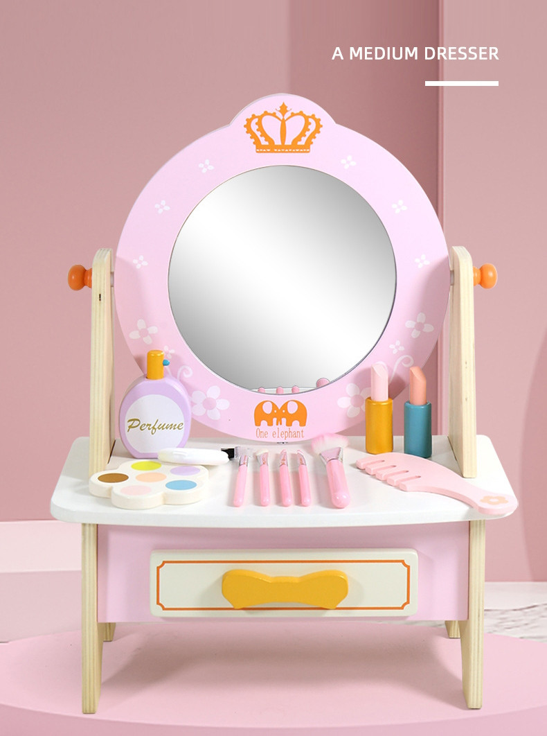 Eco Toys Houten Kaptafel Inclusief Make-Up