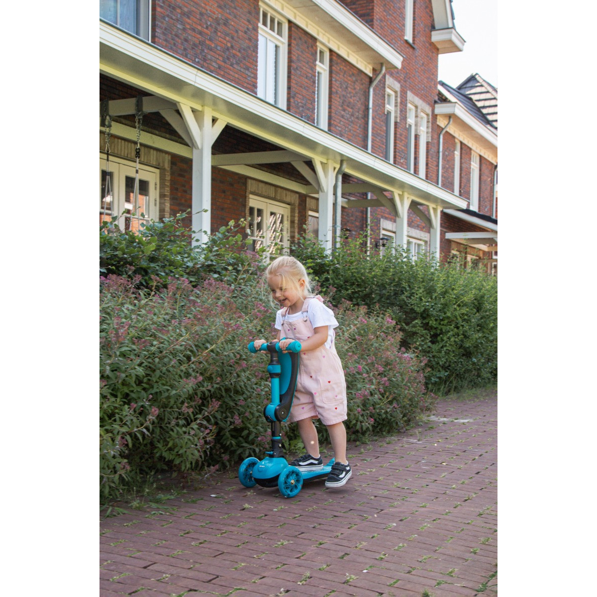 Eco Toys Lisa Blauw 2-in-1 Step/Loopfiets