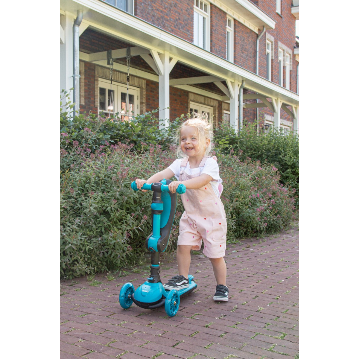 Eco Toys Lisa Blauw 2-in-1 Step/Loopfiets