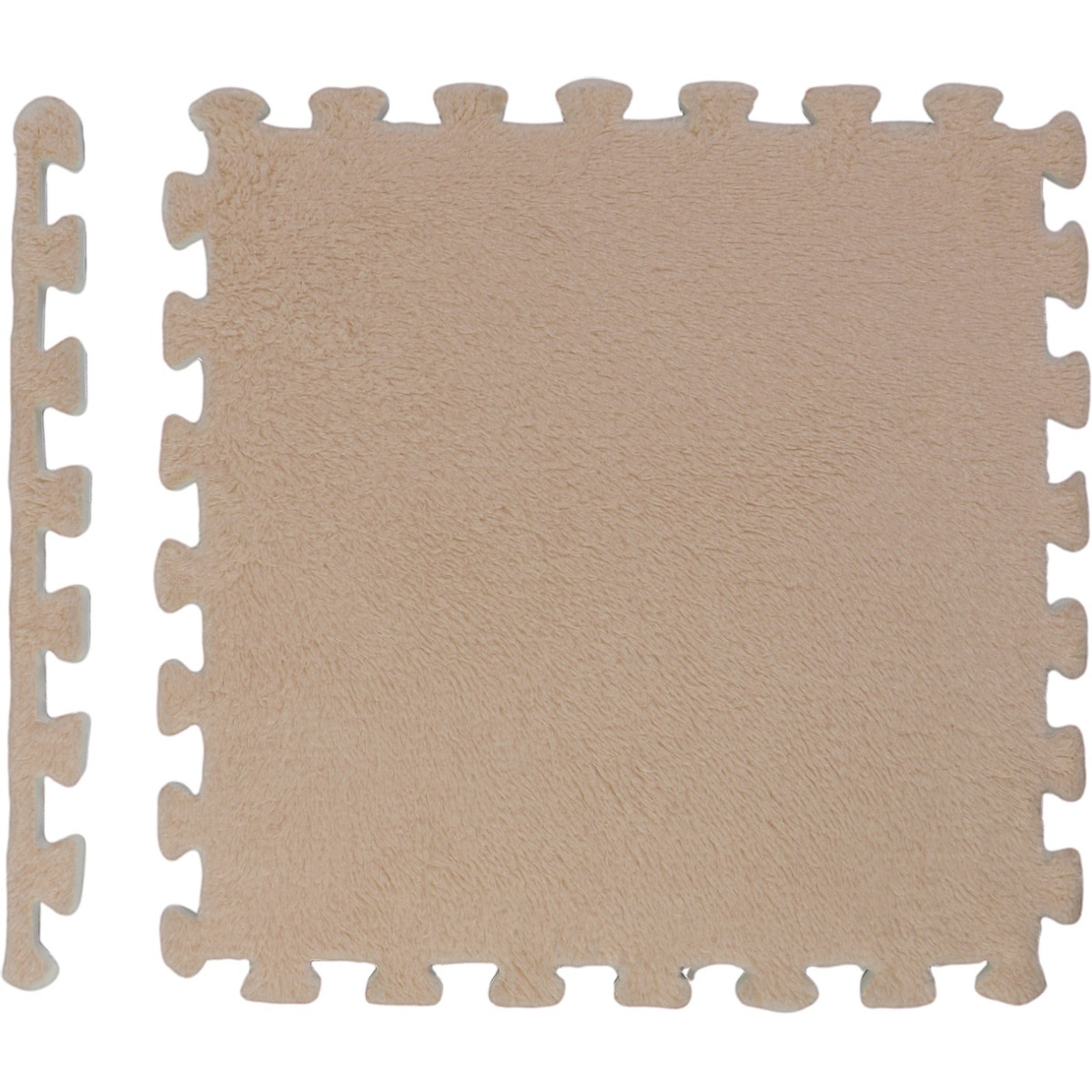 Eco Toys Nougat Pluche Schuimrubber Speelmat