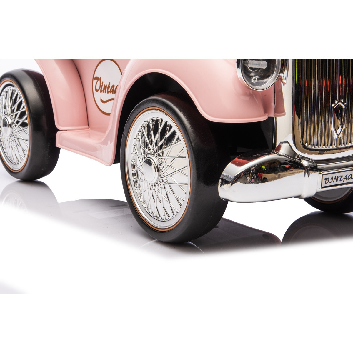 Eco Toys Retro Roze Loopauto
