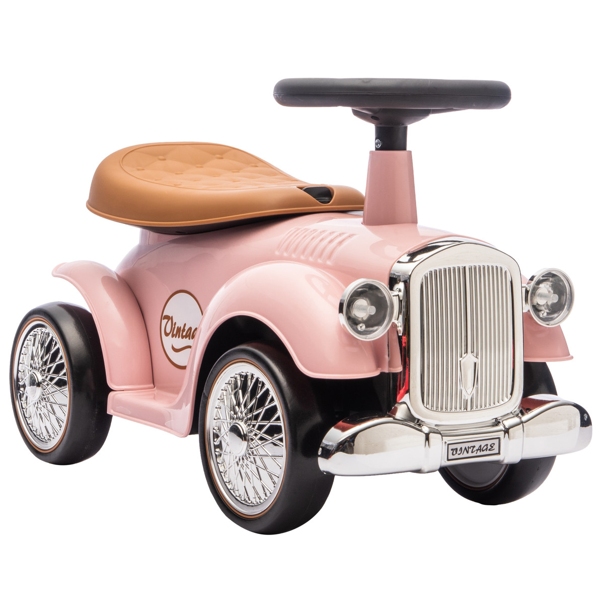 Eco Toys Retro Roze Loopauto