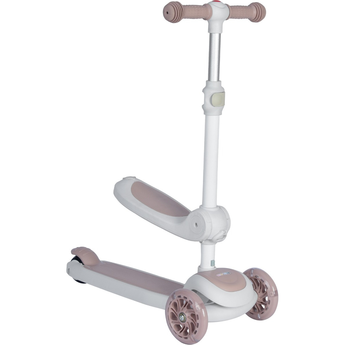 Weekendaanbieding: Eco Toys Siem Wit/Beige 2-in-1 Step/Loopfiets