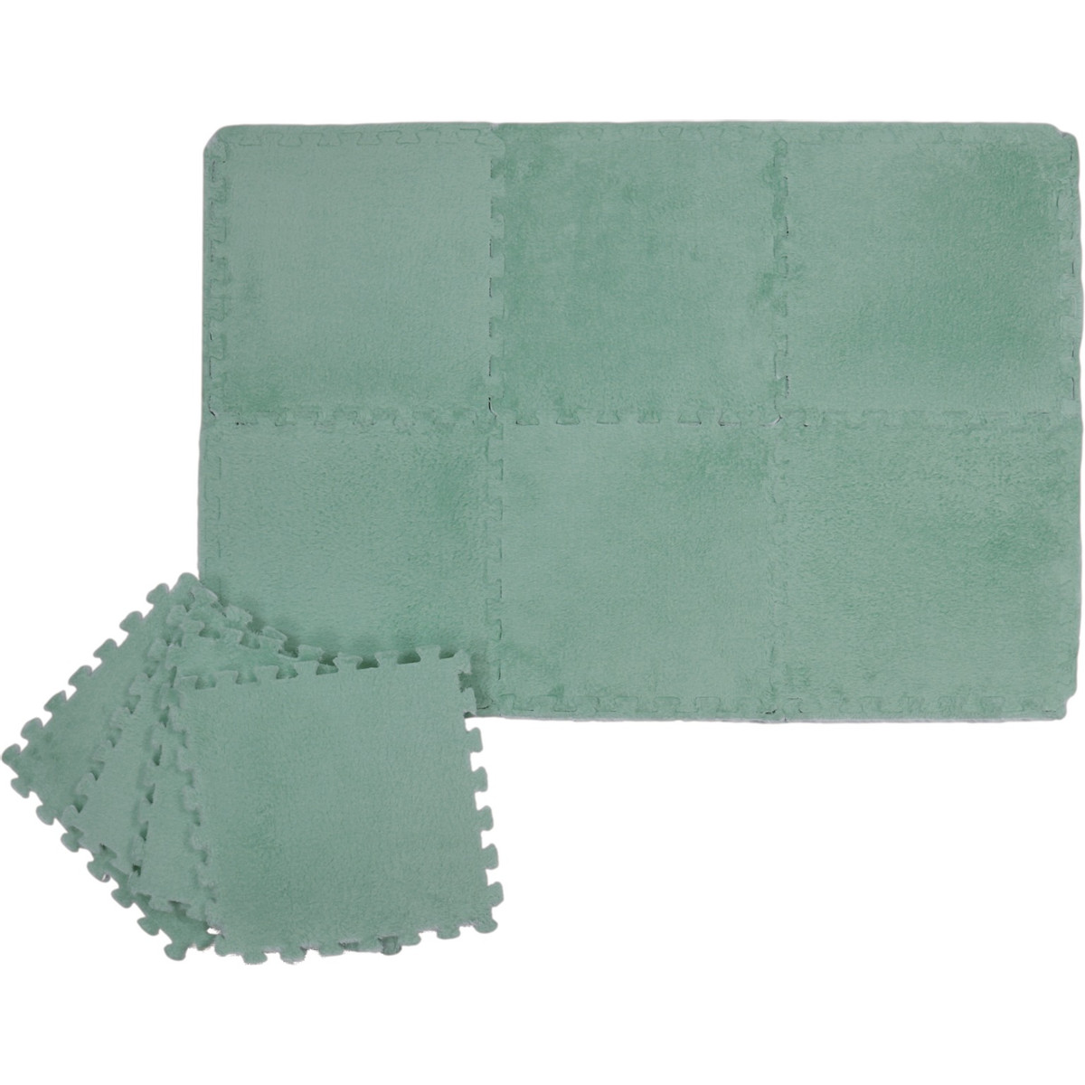 Eco Toys Stonegreen Pluche Schuimrubber Speelmat