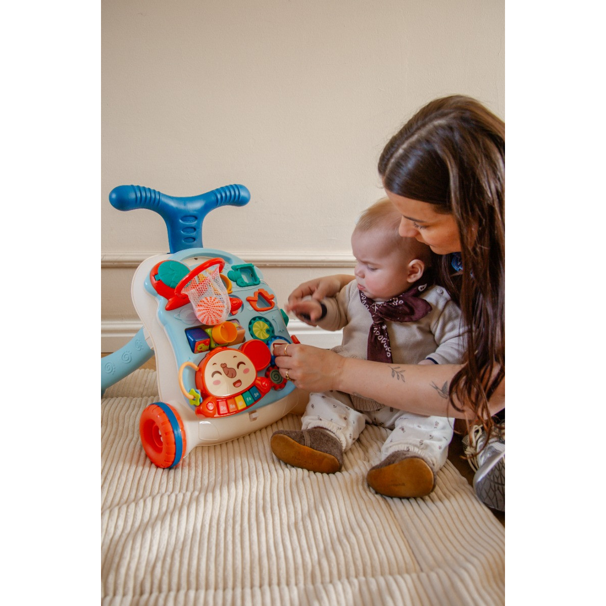 Eco Toys Study Desk Walker Blue Loopwagen