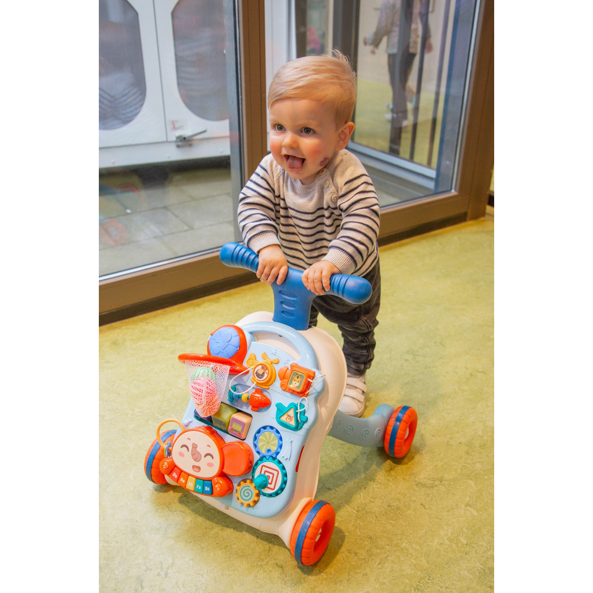 Eco Toys Study Desk Walker Blue Loopwagen
