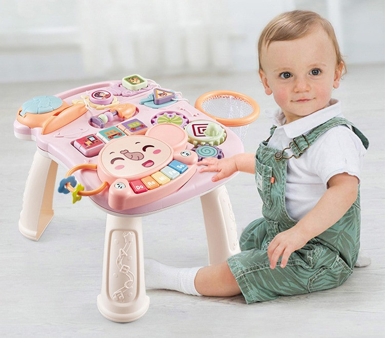 Eco Toys Study Desk Walker Pink Loopwagen
