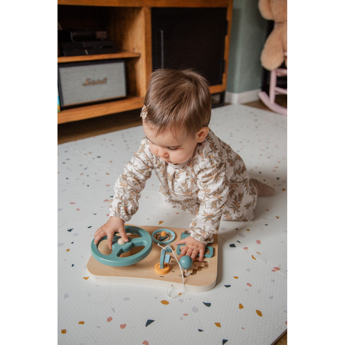 Eco Toys Stuur Houten Activiteitenbord