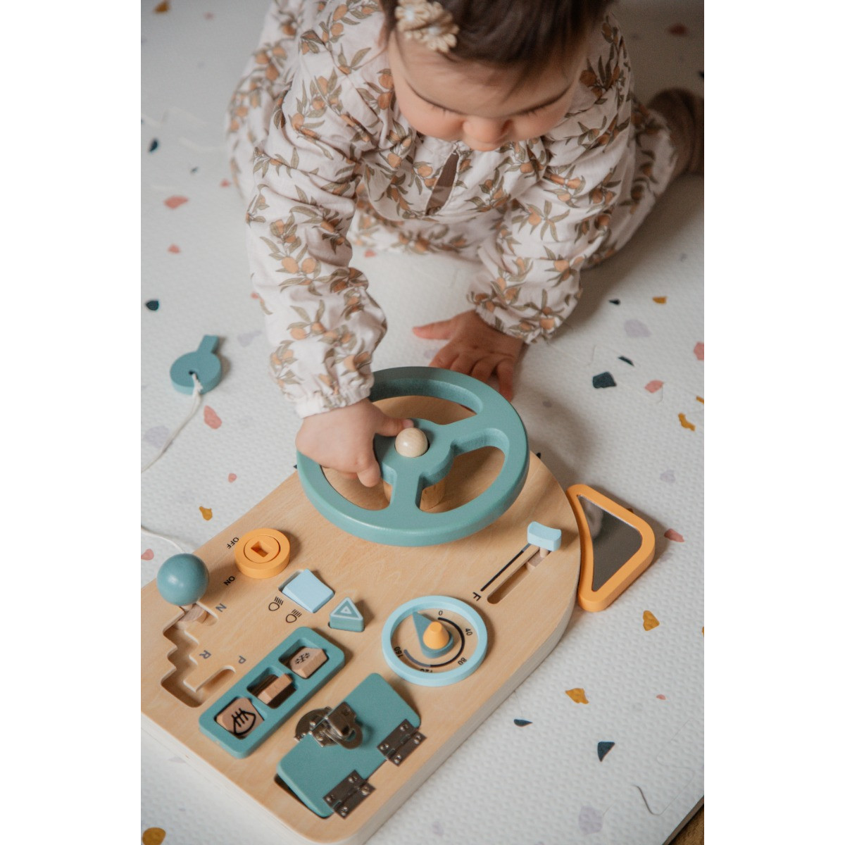 Eco Toys Stuur Houten Activiteitenbord