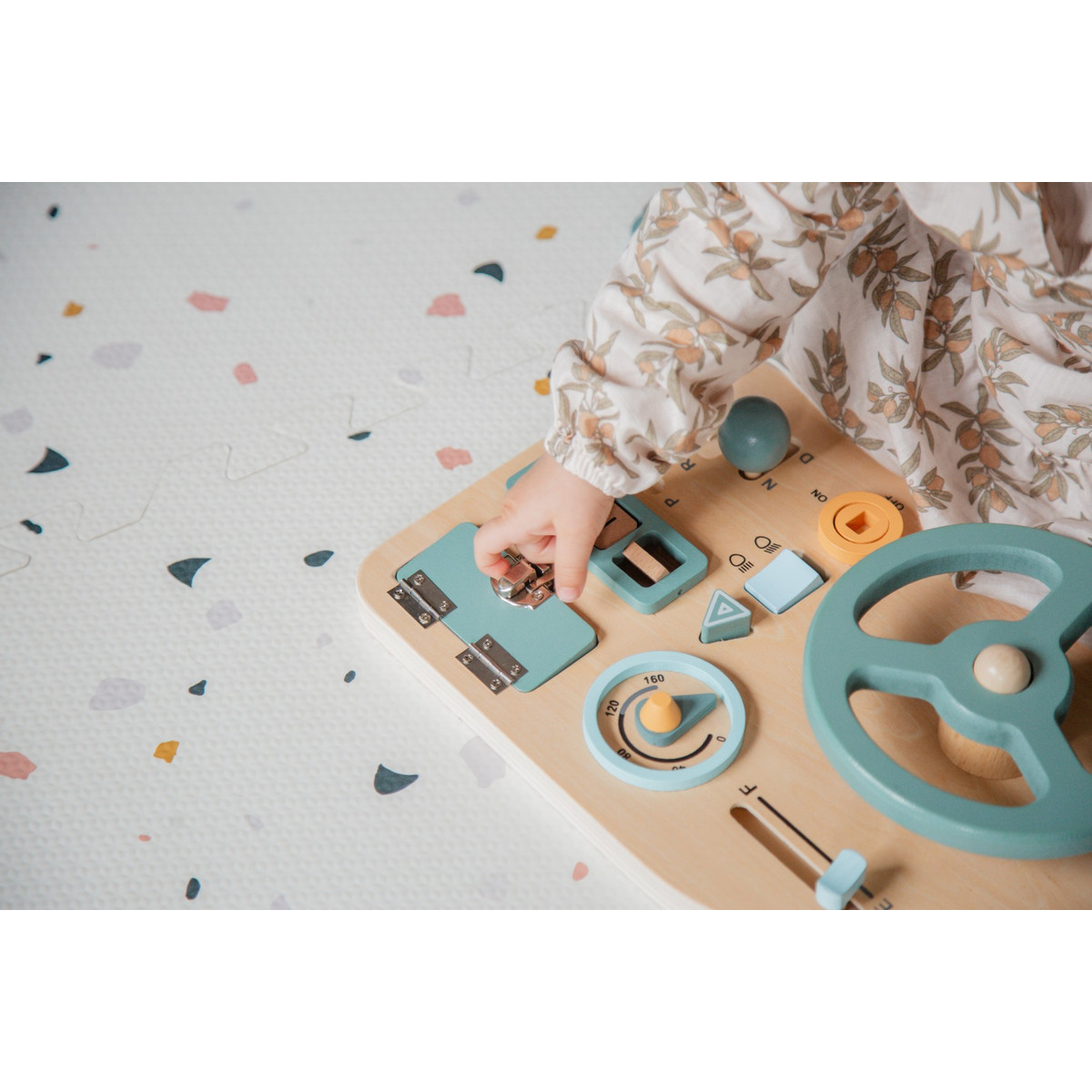 Eco Toys Stuur Houten Activiteitenbord
