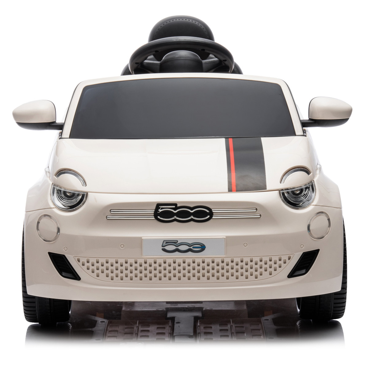 Eco Toys Wit Elektrische Fiat 500 Kinderauto