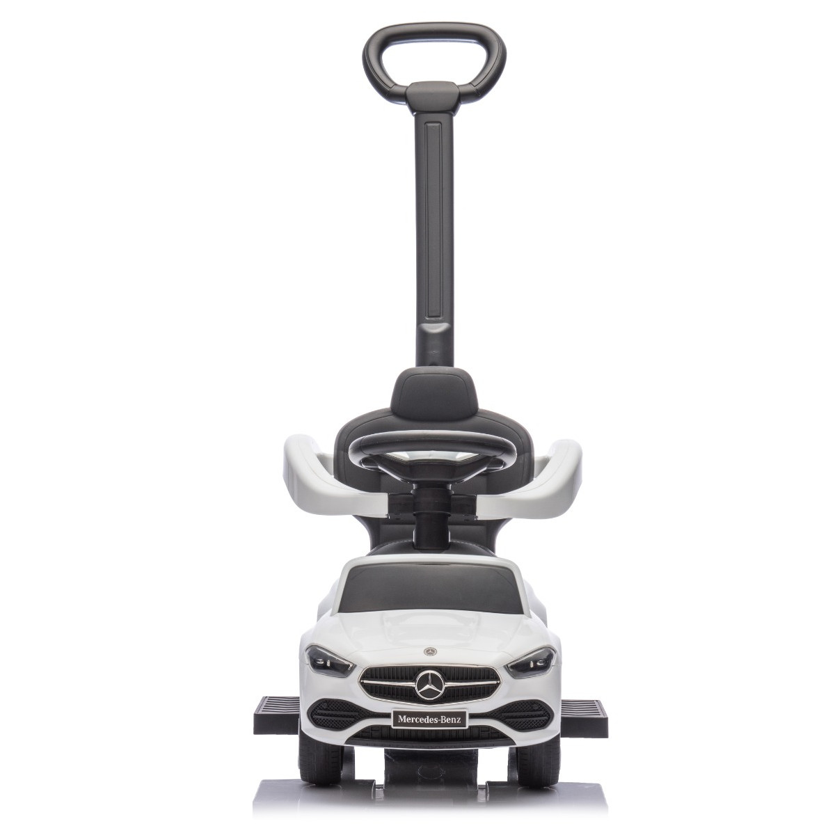 Eco Toys Wit Mercedes Benz Loopauto met Duwstang